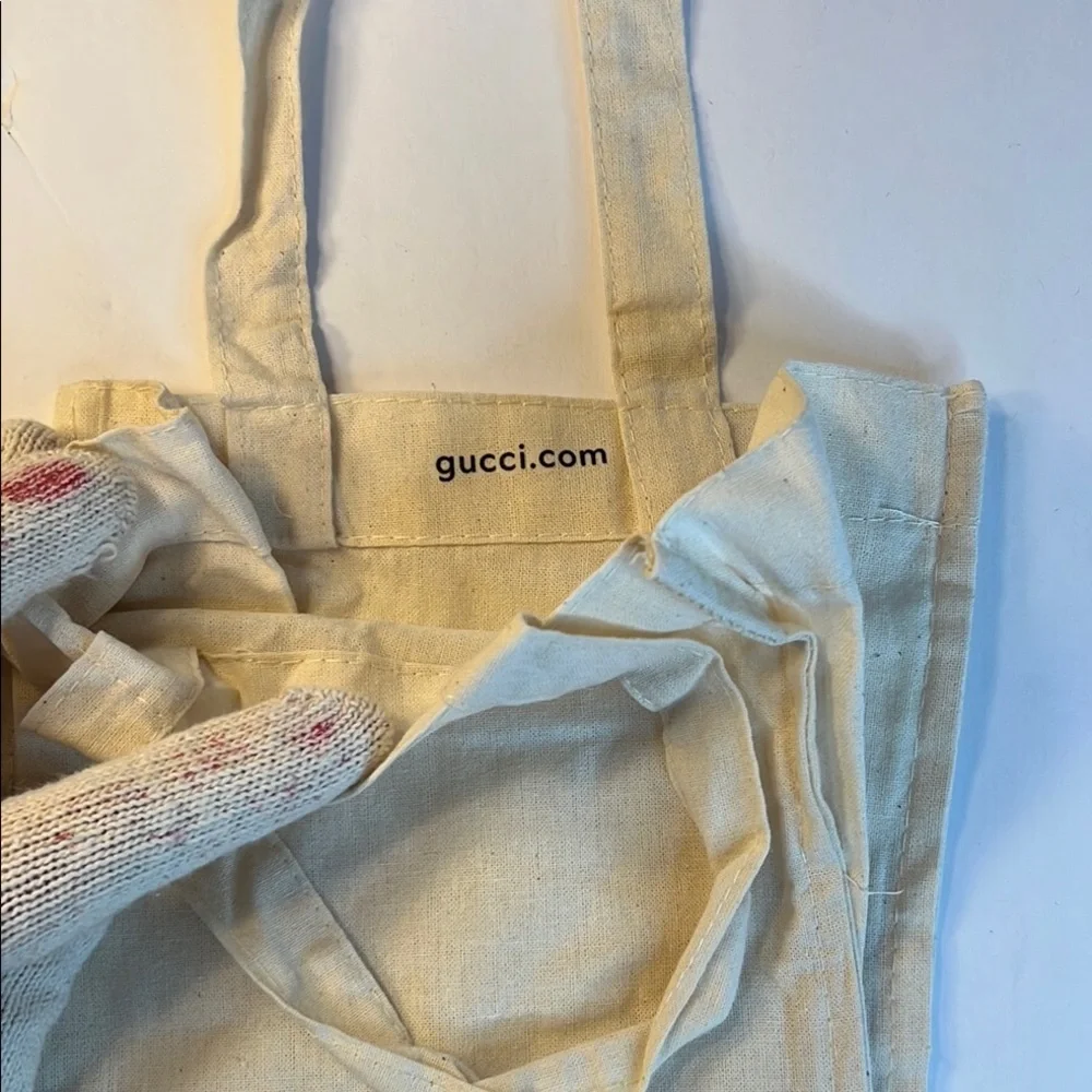 Gucci Cream Canvas Tote Gucci.com tote